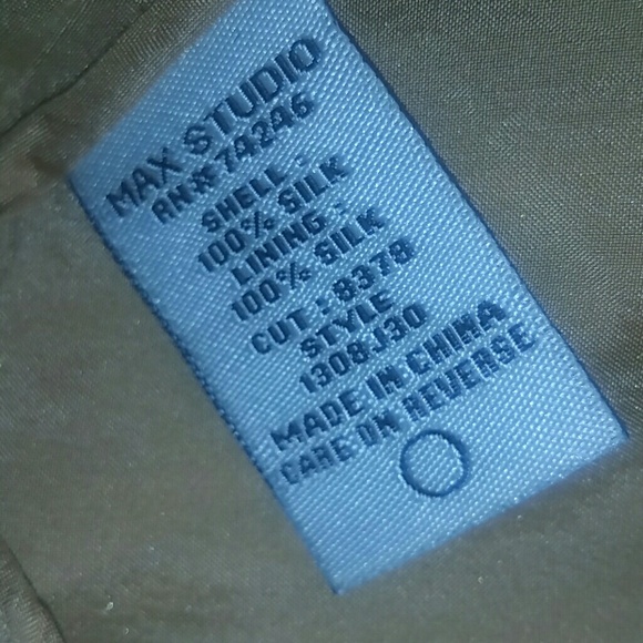 VINTAGE Max Studio Beaded Silk Sleeveless Blouse - Picture 7 of 8